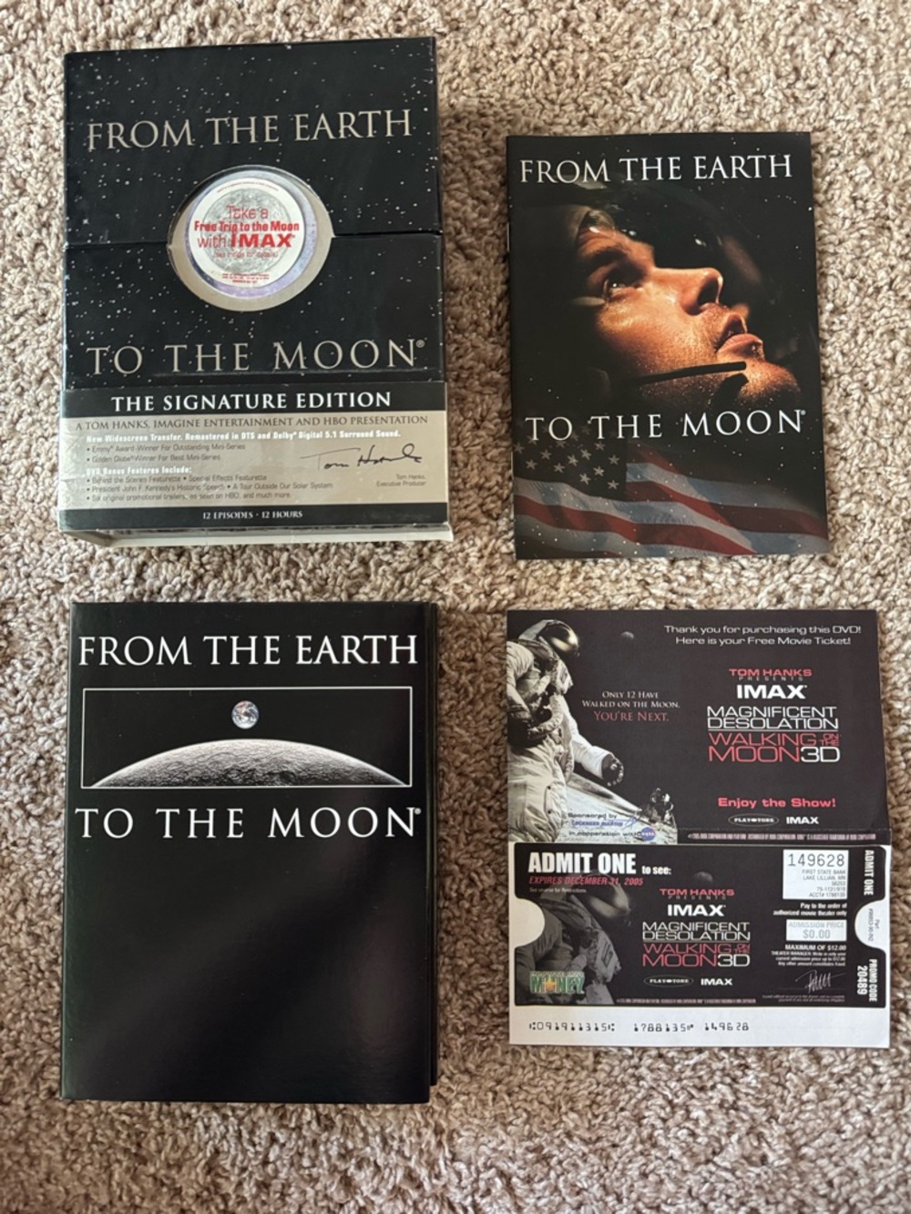 From the Earth to the Moon - The Signature Edition DVD Box Set W IMAX Ticket
